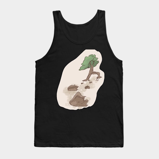 Capricorn Tree artwork Tank Top by KaijuCupcakes